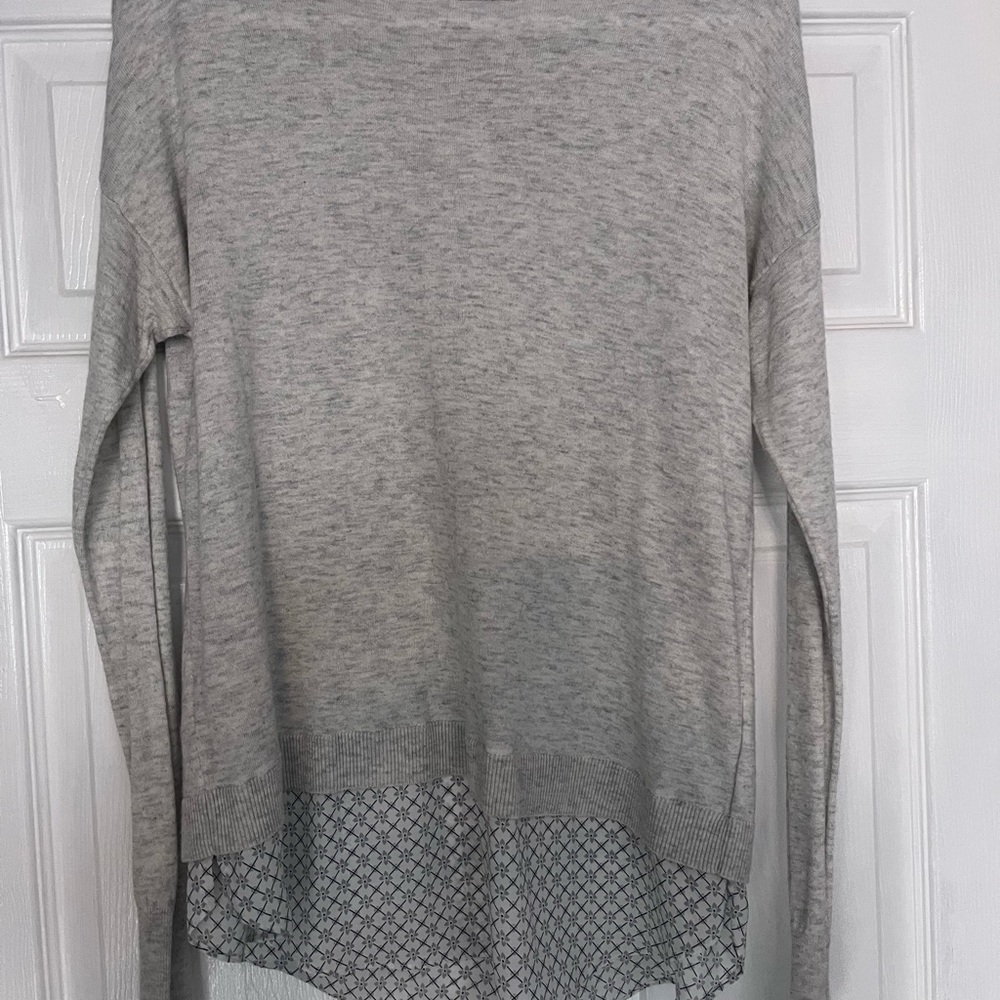 Loft Women’s Lightweight Lined Sweater With Open Back S